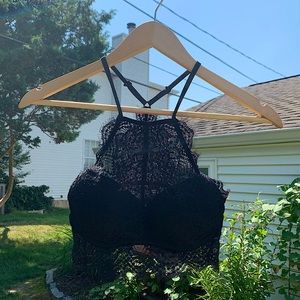PINK BY VS Lace Halter Bralette